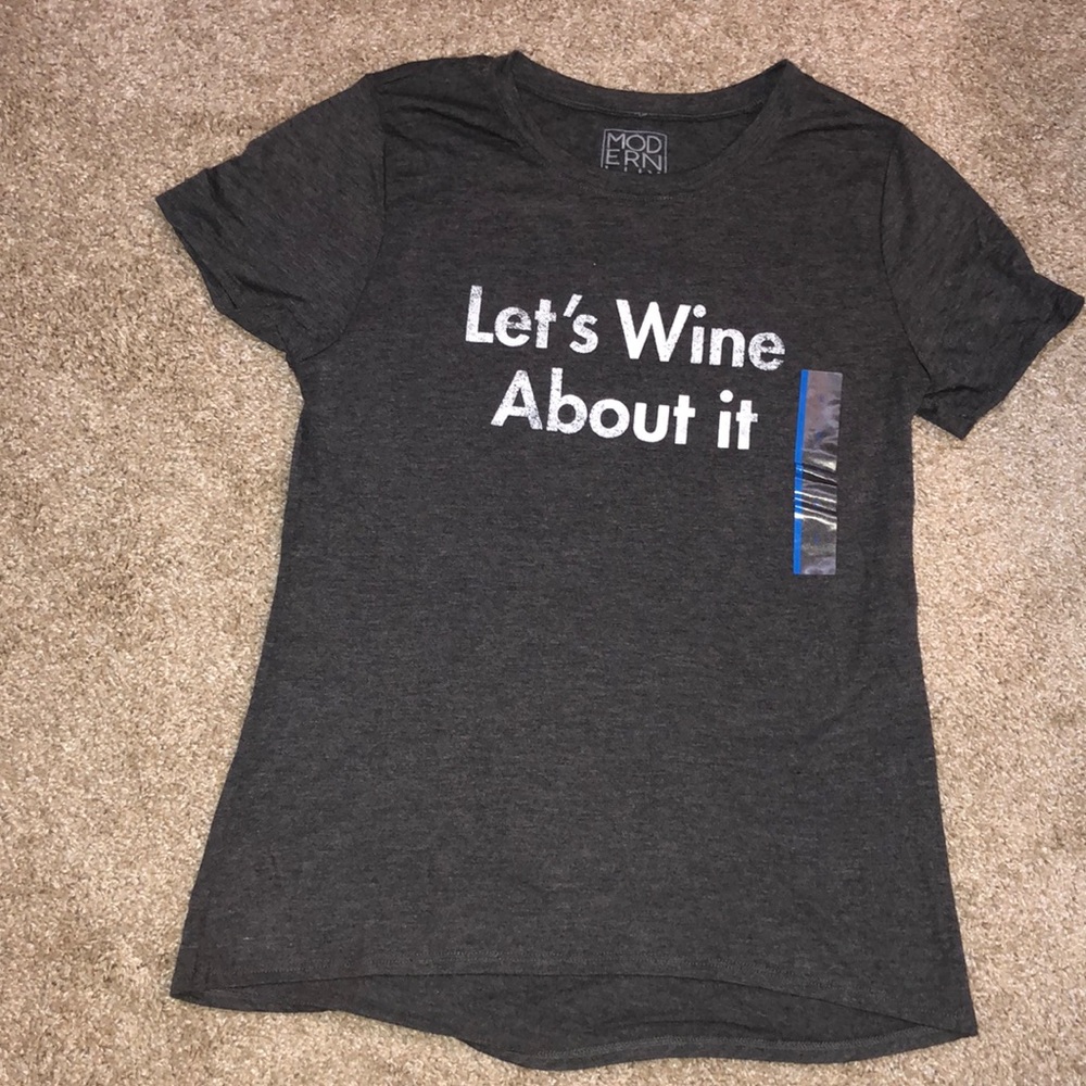 NWOT Wine Tee